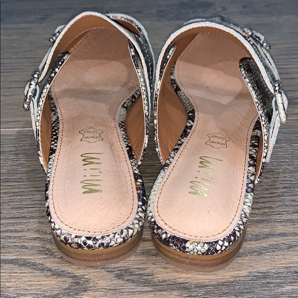 NIB Hannah Snake Mules by Mi.iM - Picture 3 of 5